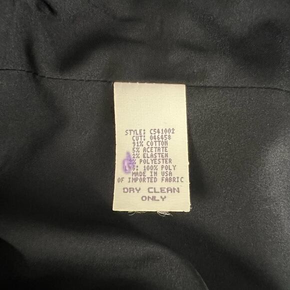 Vintage Canvasbacks Velvet Tapestry Blazer 4 USA Made Baroque Rhinestone Jacket - Picture 13 of 15